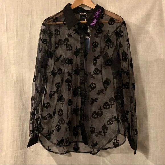 Disney Villians button down Large - Picture 1 of 5
